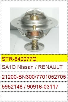 For Nissan _ RENAULT Thermostat 21200_BN300_7701052705